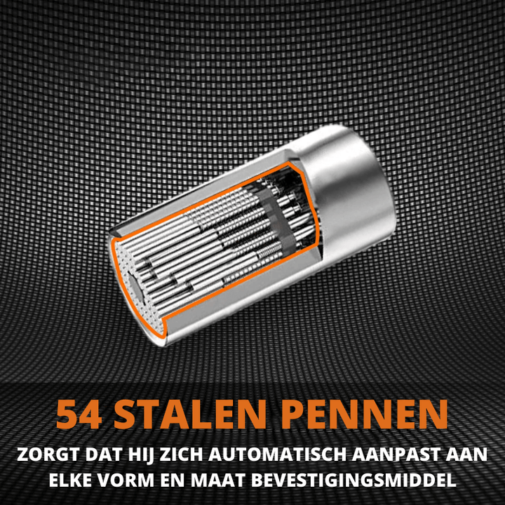 PowerGrip™ Universele Dop Voor Alle Moeren en Bouten!