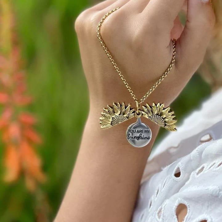 PowerOfLoveâ„¢ You Are My Sunshine Ketting - Vier Familie en Vriendschap