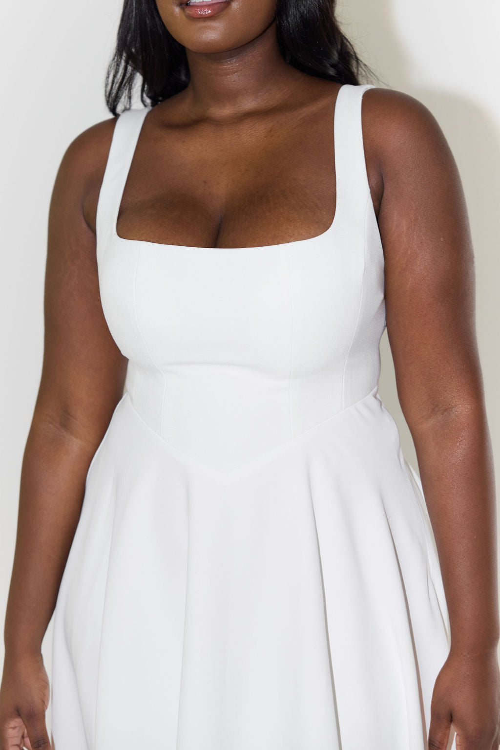 WhitneyDress™ | Vierkant Hals Midi Jurk
