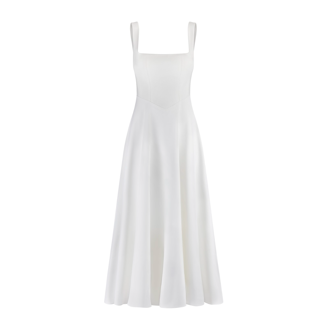 WhitneyDress™ | Vierkant Hals Midi Jurk