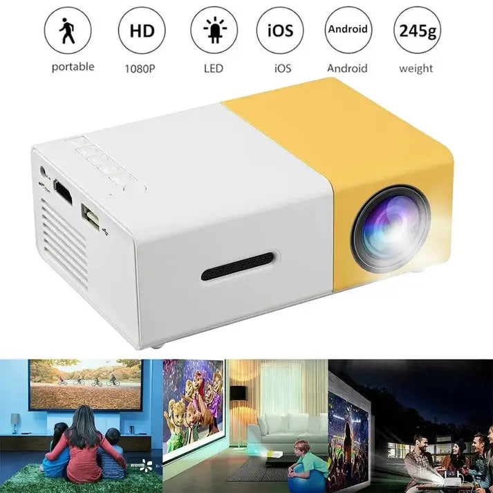 De Cinematech Mini Projector – CREEËER JE EIGEN BIOSCOOP OVERAL TER WERELD!