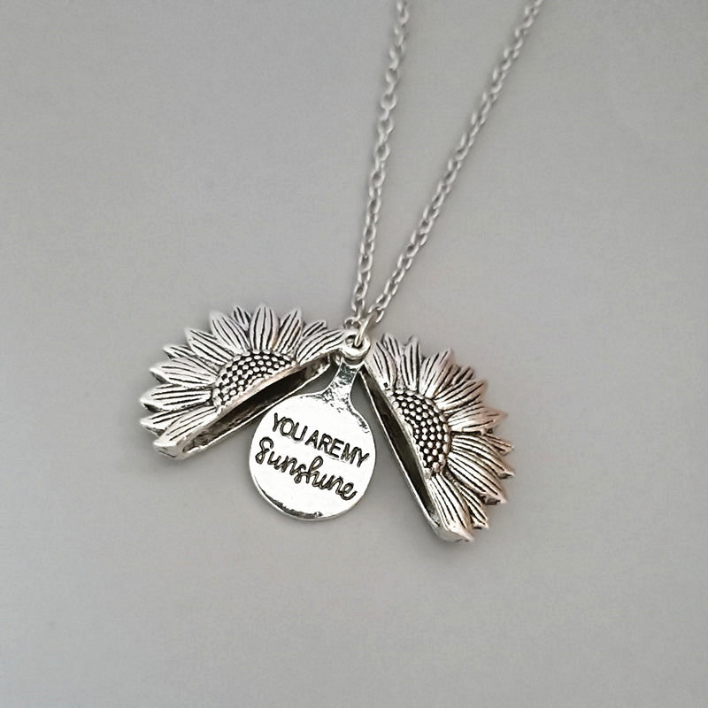 You Are My Sunshine Zonnebloem Ketting