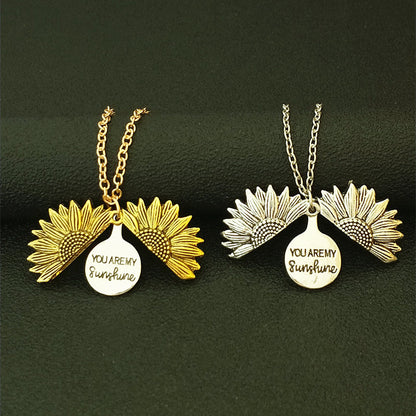 You Are My Sunshine Zonnebloem Ketting