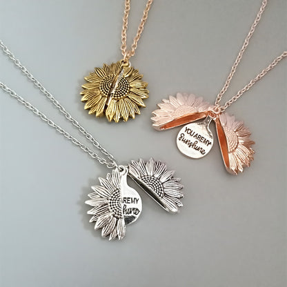 You Are My Sunshine Zonnebloem Ketting