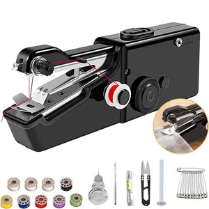Electric Sewing Machine Multifunction Household Mini Sewing Machine Portable Handheld Sewing Accessories