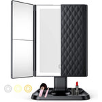 Luminara™ Trifold LED Mirror -  Voor Moeiteloze, Perfecte Make-up.