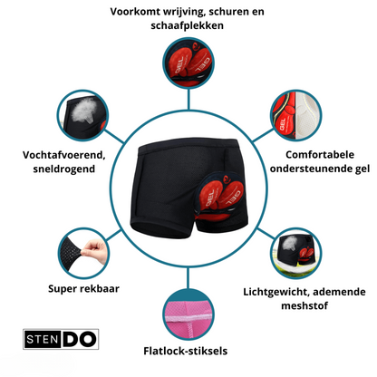 Trailblazer Comfort Shorts™ | Ultiem comfort en schokabsorptie voor elke fietstocht.