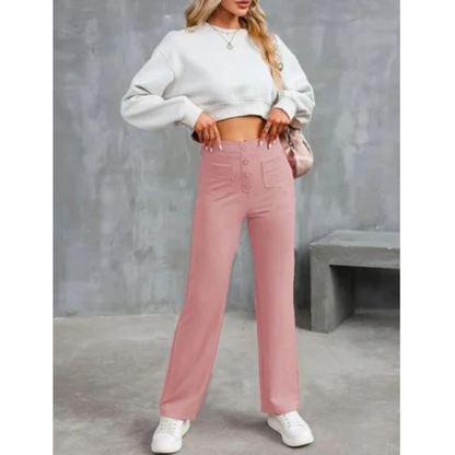 ChicFlex™ | Dames Casual Hoge Taille Stretch Broek