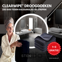 ClearWipe™ Droogdoeken: De Eenvoudige Oplossing voor Kalk- en Streepvrije Badkamers! - 1+3 GRATIS