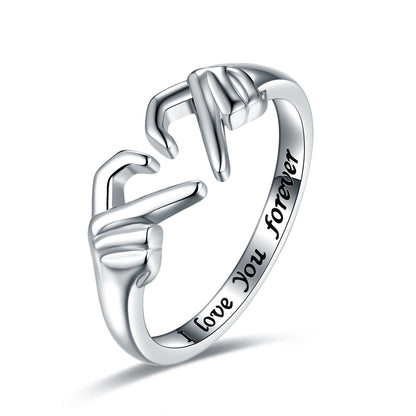 Heart Claddagh Ring