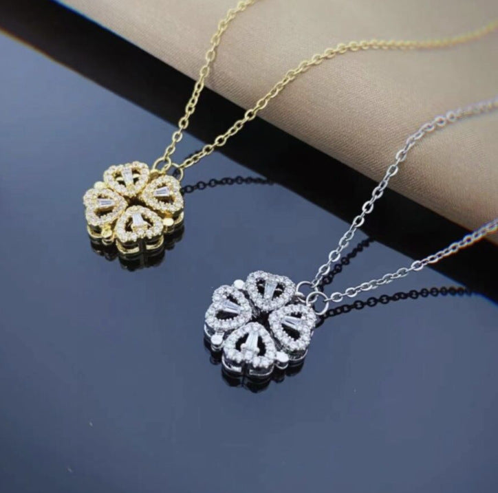 LoveClover® Magnetische HartenKlaver Ketting