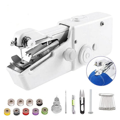 Electric Sewing Machine Multifunction Household Mini Sewing Machine Portable Handheld Sewing Accessories